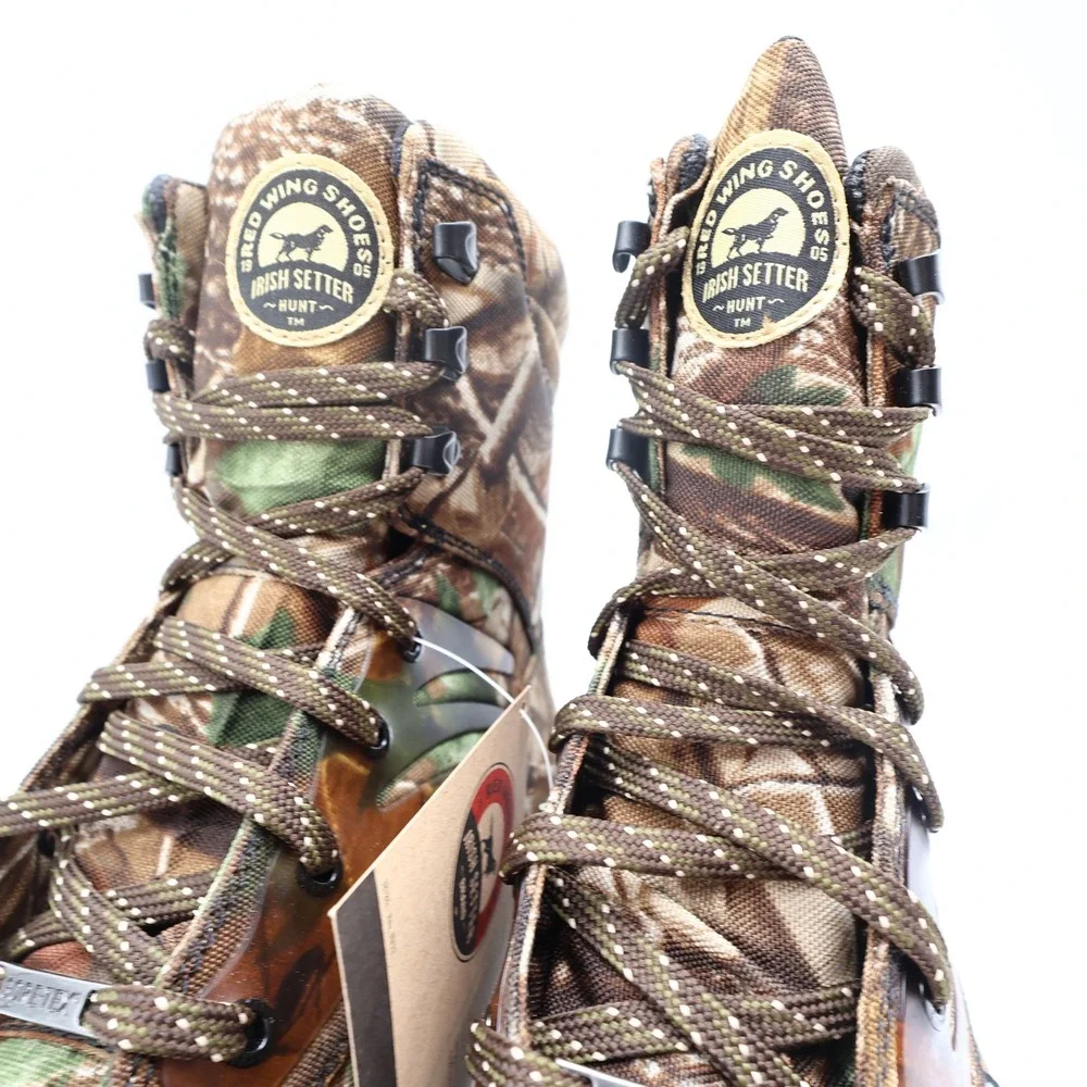 Irish Setter Boots Mens Size 9 D Shadow Trek Gore-Tex Camo Hunting 3858 NIB